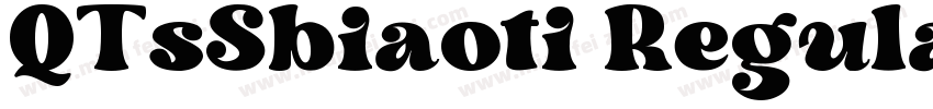 QTsSbiaoti Regular字体转换